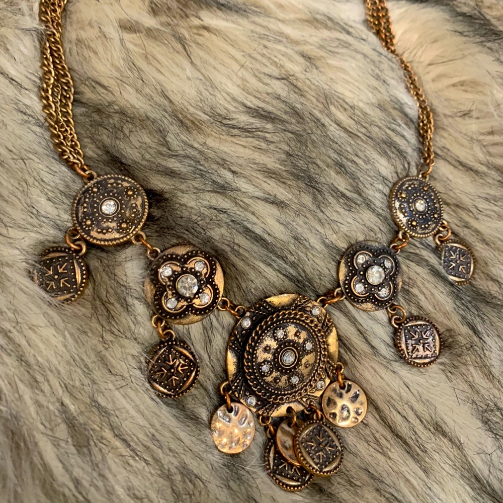 Bronze Statement Necklace